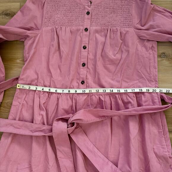Boden Cecily Cord Midi Dress Pink Haze 14R - Picture 6 of 12